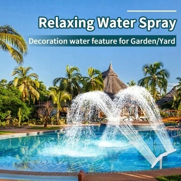 Фонтан для бассейна Dual Spray 2в1, белый