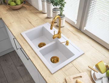 ЗОЛОТОЙ ДИСПЕНСЕР ДЛЯ ГРАНИТНОЙ МОЙКИ