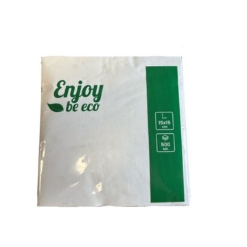 Serwetki białe 15x15 500szt
