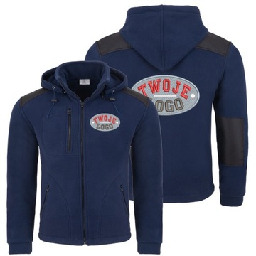 Polar z kapturem firmowy roboczy z haftem logo XL