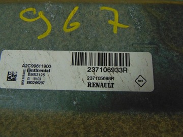 JEDNOTKA MOTORU ECU RENAULT DACIA 237106933R