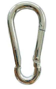 Karabińczyk do lin 4 mm ocynk