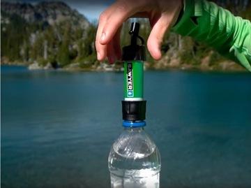 Sawyer Mini SP101 туристический фильтр для воды для выживания в лесу, зеленый