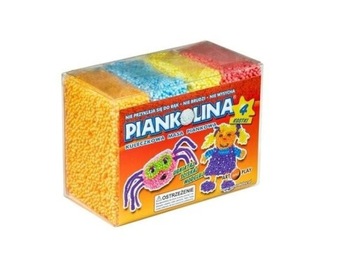 PIANKOLINA kuleczkowa masa 4 KOLORY pomarańczowy