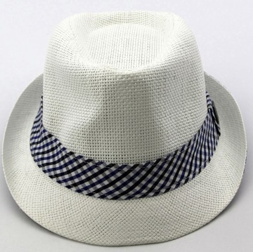 Kapelusz letni damski Czapka Fedora letnia U.S. Polo Assn. S/M 56/57cm