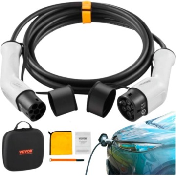 kabel pro nabíjení elektromobilu hybridů elektrikářů type2 22kw 5 m