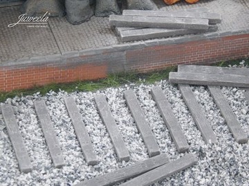 Juweela: Podkłady kolejowe - Drewno (25 szt) /Juwe
