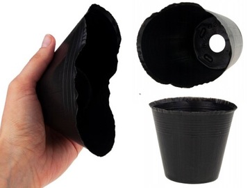 Р9 ПРОДУКЦИОННЫЕ ГОРШКИ 100 шт ДЛЯ ПОСЕВА ПОСЕВНЫХ КУЛЬТУР 9х9м 0,5л