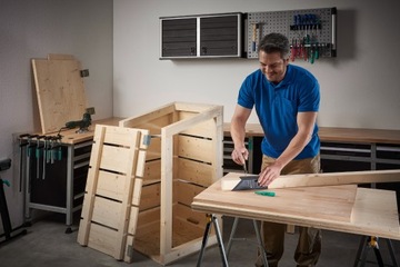 Комплект дюбельных соединений: шаблон + шаблон wolfcraft 8636000