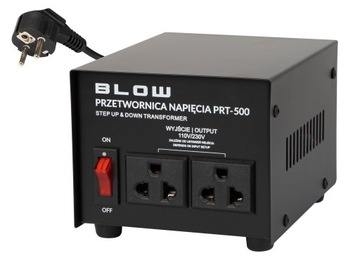 Przetwornica napięcia BLOW zasilacz 230V-110V 500W