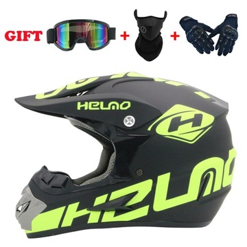 KASK MOTOCYKLOWY CROSSOWY ENDURO QUADA HOMOLOGACJA