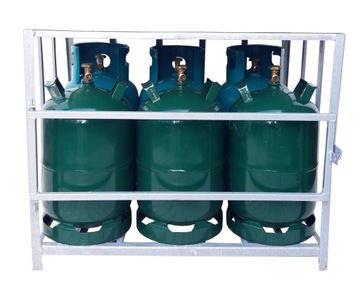 * КОНТЕЙНЕРНАЯ КЛЕТКА КОРЗИНА ПОДСТАВКА K-6 ГАЗОВЫЕ БАЛЛОНЫ 11