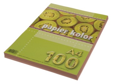 Papier ksero A4 80g 100 arkuszy brązowy