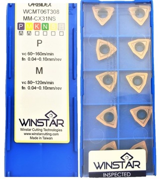 PŁYTKA PŁYTKI WIELOOSTRZOWA WCMX WCMT 06T308 10szt