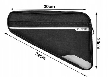 ПРОЧНАЯ ВЕЛОСИПЕДНАЯ СУМКА ДЛЯ РАМЫ, ТРЕУГОЛЬНАЯ СУМКА НА ВЕЛКРО И МОЛНИИ ДЛЯ ВЕЛОСИПЕДА