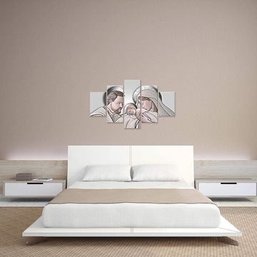 СОВРЕМЕННАЯ КАРТИНА СВЯТОЕ СЕМЕЙСТВО 83х145см НА СВАДЬБУ