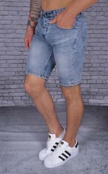 МУЖСКИЕ КОРОТКИЕ ДЖИНСОВЫЕ ШОРТЫ НА ЭЛАСТИКЕ