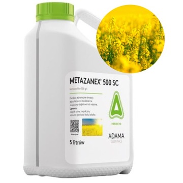 Metazanex 500 SC 5L oprysk chwasty rzepak kapusta