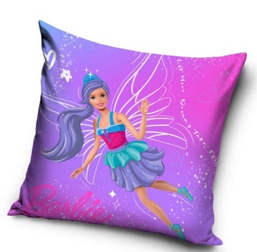 Poszewka Velvetowa 40x40 laleczka Barbie dla dziewczynki