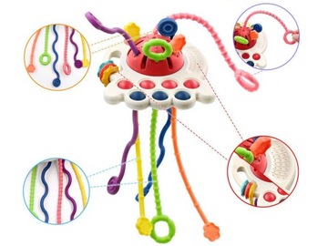 Zabawka Sensoryczna Montessori Gryzak Niemowląt - Bezpieczna i Edukacyjna