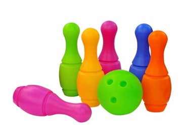 KRĘGLE GIGANT 6 ELEMENTÓW + 1 KULA PLASTIKOWE