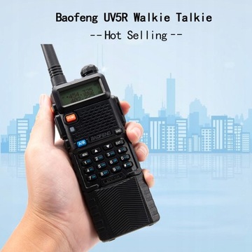 Krótkofalówka Baofeng UV-5R 10W 8800mAh czarny