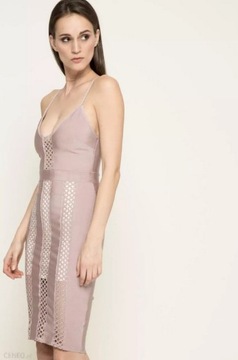РОЗОВОЕ БАНДАЖНОЕ ПЛАТЬЕ MISSGUIDED 38 MG05