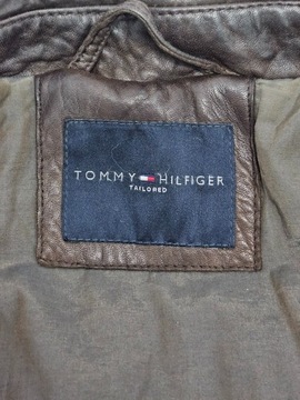 Kurtka Męska Klasyczna Skóra Naturalna Tommy Hilfiger Vintage 44/XXL