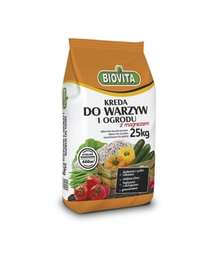 Kreda do warzyw i ogrodu z magnezem 25kg BIOVITA