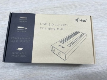 I-tec USB-концентратор U3CHARGEHUB13 13-PORT POWER SUPPLY 60W