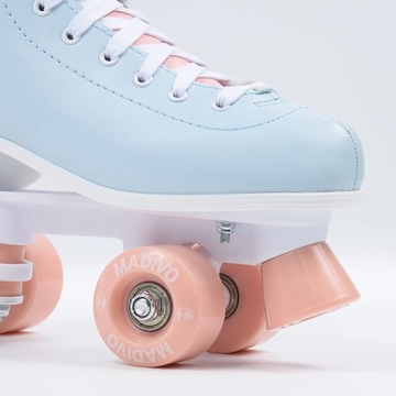 WROTKI KLASYCZNE RETRO PASTEL DLA DZIECI I DOROSŁYCH ABEC-7 KAUCZUKOWE KOŁA