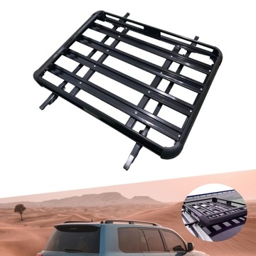 Багажник на крышу внедорожника, кемпинг, простая установка, багажник на крышу, черный