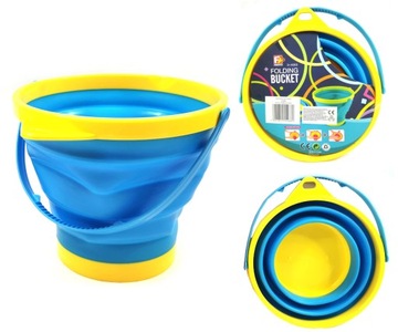 154881 СКЛАДНОЕ СИЛИКОНОВОЕ ВЕДРО ДЛЯ ПЕСКА