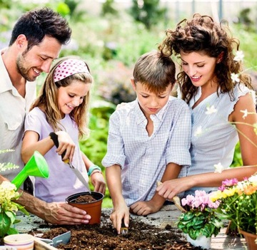 Набор садовых инструментов из стали, 32 предмета