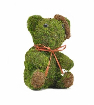 DEKORACYJNY MIŚ Z MCHU 13,5 CM