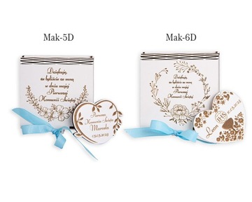 Podziękowanie i magnes Pierwsza Komunia Święta