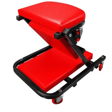 ДИВАНЕ ДЛЯ МАСТЕРСКОЙ 2в1 ТАБУРЕТ-ТЕЛЕЖКА С ПОДШИПНИКАМИ