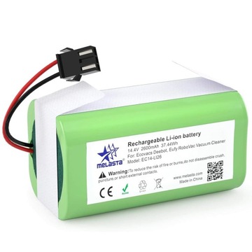 AKUMULATOR BATERIA DO EUFY ROBOVAC ECOVACS DEEBOT 14,4V 2600MAH LI-ION