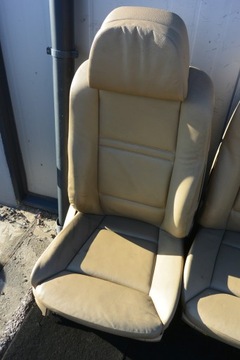 СИДЕНЬЕ СИДЕНЬЯ БЕЖЕВЫЙ КОМПЛЕКТ КОМФОРТ КОЖАНЫЙ С ПОДОГРЕВОМ BMW X5 E70 LIFT UK