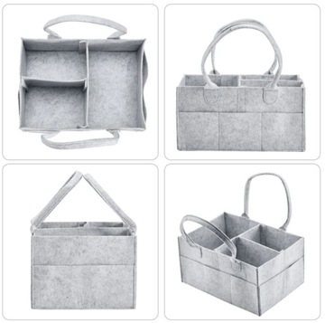 Органайзер для подгузников, мамина сумка, фетровая сумка.