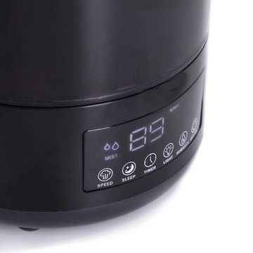 NAWILŻACZ POWIETRZA AUTOMATYCZNY AROMATERAPIA HIGROMETR 3W1 4,5L LED PILOT
