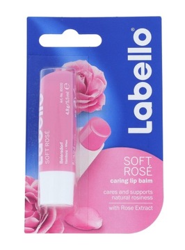 Labello Soft Rose 24h Moisture Lip Balm 4,8 г для женщин Бальзам для губ