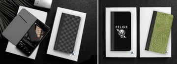 ОРИГИНАЛЬНЫЙ ЧЕХОЛ-РАСКЛАДКА ДЛЯ SAMSUNG GALAXY M13 4G УЗОРЫ + СТЕКЛО