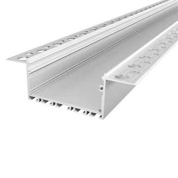 Zestaw profil aluminiowy LED do płyt GK anoda 2m