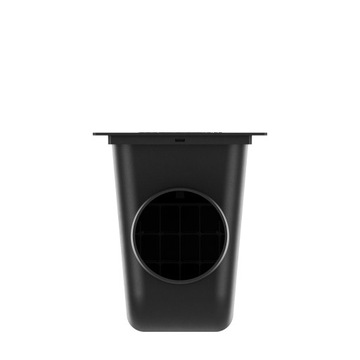 БОКОВОЙ УДАЛЕНИЕ ЖЕЛОБА, смотровая камера, ЧЕРНЫЙ очиститель желоба