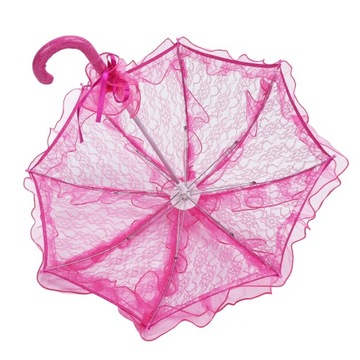 Зонтик из роз и пурпура