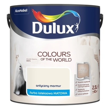 Farba Dulux Kolory Świata antyczny marmur 2.5 l