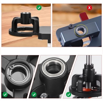 НАБОР СВЕРЛЕНИЙ ДЛЯ ПЕТЛЕЙ ШАБЛОН ДЛЯ ОТВЕРСТИЙ 35 ММ ПУАНСОН