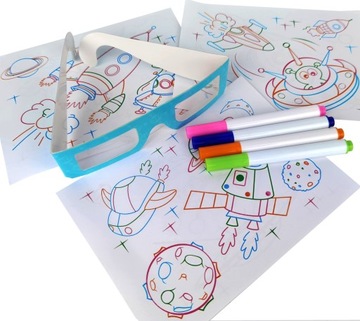 ВОЛШЕБНАЯ 3D ДОСКА ДЛЯ ДЕТЕЙ РИСОВАНИЕ ОКЕАН