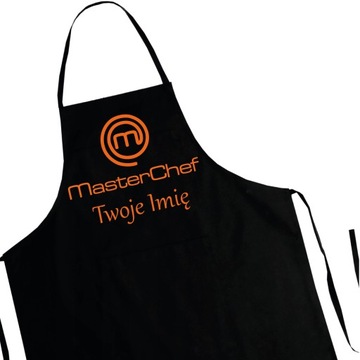 Fartuch na Prezent na Urodziny Imieniny Grilla z Nadrukiem MasterChef imię